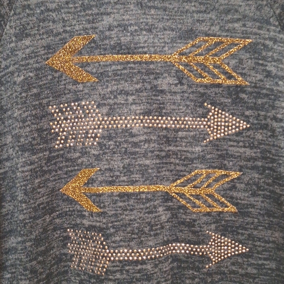 PLUS SIZE EVERGREEN AND GOLD HOODIE - Picture 1 of 5